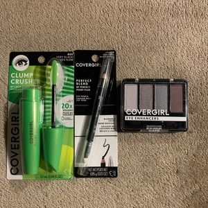 🎄3/$10 Covergirl Cosmetics Makeup Bundle Eyeliner Eyeshadow Mascara